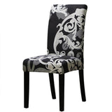 Housse de chaise extensible baroque