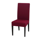 Housse de chaise extensible bordeaux