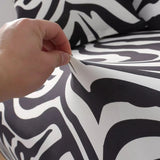 Housse de chaise extensible zebre