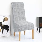 Housse de chaise xl grande taille chic dans une decoration de salon