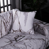 Housse de coussin argentée