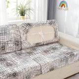 Housse de coussin d'assise de canape angle effet chine