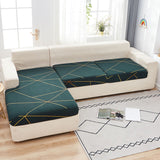 Housse de coussin d'assise de canape d'angle extensible