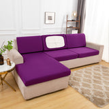 Housse de coussin d'assise de canape d'angle fuchsia