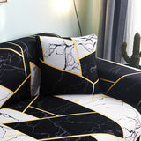 Housse de coussin extensible canape angle droit