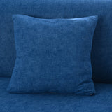 Housse de coussin pour canape bleu