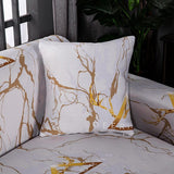 Housse de coussin doré or