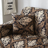 Housse de coussin extensible pour canapé angle baroque