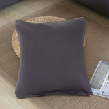 Housse de coussin gris pour canape angle