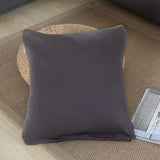 Housse de coussin gris