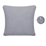 Housse de coussin impermeable gris
