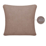 Housse de coussin impermeable marron clair