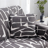Housse de coussin universelle gris pour canape d'angle