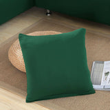 Housse de coussin vert fonce pour canape