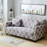 Housse extensible de canapé et fauteuil vintage