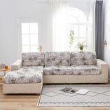 Housse pour assise de canape angle effet chine