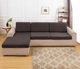 Housse pour assise de canape angle gris anthracite