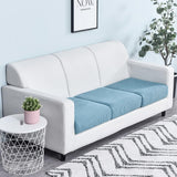 Housse pour assise de canape jacquard bleu clair