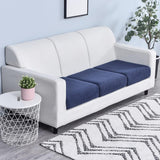 Housse pour assise de canape jacquard bleu marine
