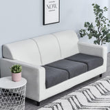 Housse pour assise de canape jacquard gris anthracite
