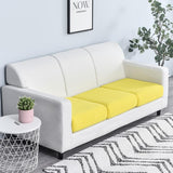 Housse pour assise de canape jacquard jaune