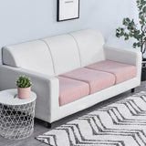 Housse pour assise de canape jacquard rose