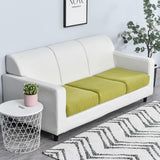 Housse pour assise de canape jacquard vert