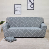 Housse pour canape extensible moderne gris