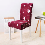 Housse de Chaise Fleurie Fuchsia