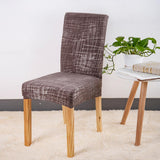 Housse de Chaise Moderne Marron