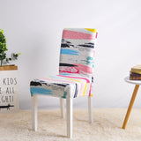 Housse de Chaise Moderne Multicolore