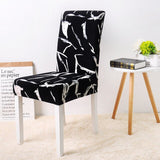 Housse de Chaise Moderne Noir