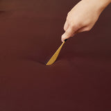 Simili cuir epais et resistant pour housse d'assise de canape d'angle impermeable bordeaux