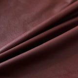 Simili cuir de qualite pour housse d'assise de canape d'angle impermeable bordeaux