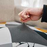 Textile elastique pour housse d'assise de canape d'angle moderne