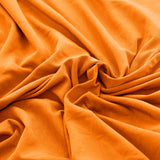 Textile elastique pour housse d'assise de canape d'angle orange