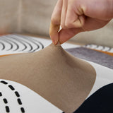 Textile elastique pour housse d'assise de canape d'angle scandinave
