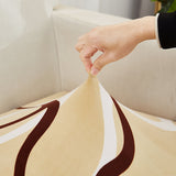 Textile elastique pour housse assise de canape orientale