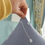 Textile extensible de notre housse de canape angle bleu ciel
