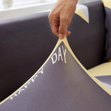Textile extensible pour housse de canape angle avec meridienne