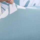 Textile extensible pour housse de chaise turquoise