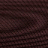 Tissu Jacquard elastique de notre housse de coussin impermeable marron chocolat