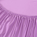 Tissu elastique pour housse de canape angle mauve