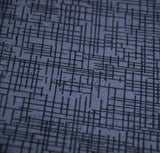 Tissu elastique pour housse de chaise bleu gris