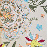 Tissu elastique pour housse de chaise fleurie multicolore