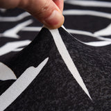 Tissu elastique de notre housse de coussin bi extensible noir