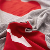 Tissu elasique de notre housse de coussin romantique