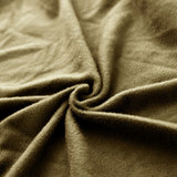 Tissu de haute qualite de notre housse de coussin en velours kaki