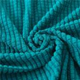 Tissu jacquard de qualite superieure pour housse d'assise de canape d'angle bleu canard
