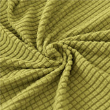 Tissu jacquard de qualite superieure pour housse d'assise de canape d'angle vert